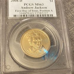 $1 2008d  Coin USA 