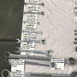 Craftsman (10) ten piece wrench set