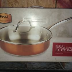 Parini - 9.5 Inch Stainless Sauce Pan
