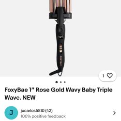 FOXYBAE Rose Gold TRIBLE Waver 