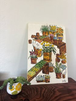 Vintage Flower Painting