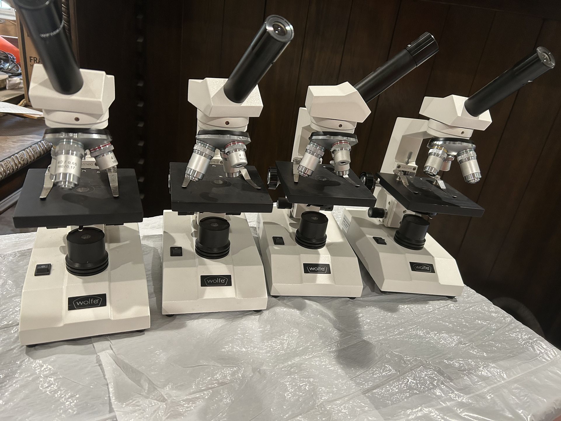 Wolfe Hs Microscope & Slides 