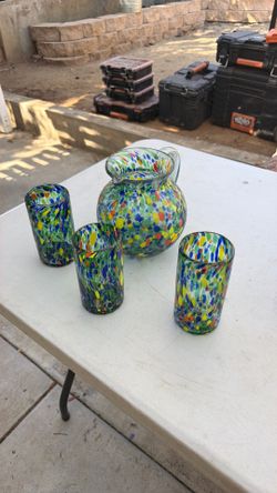 Glass pitcher