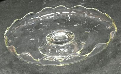 12-1/4" Pedestal Glass Cake Plate