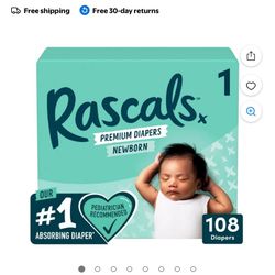 Rascals Diapers Size 1