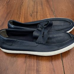 Blue Genuine Leather Cole Haan Loafer