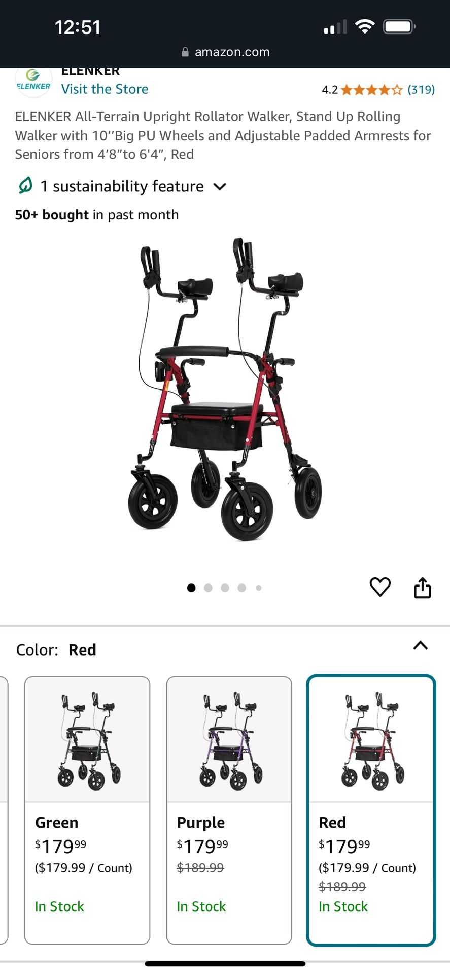 Eke let Rollator Walker