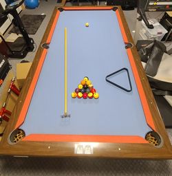 Brunswick Pool Table Full Size 1967