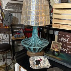 Antique Torquoise Lamp