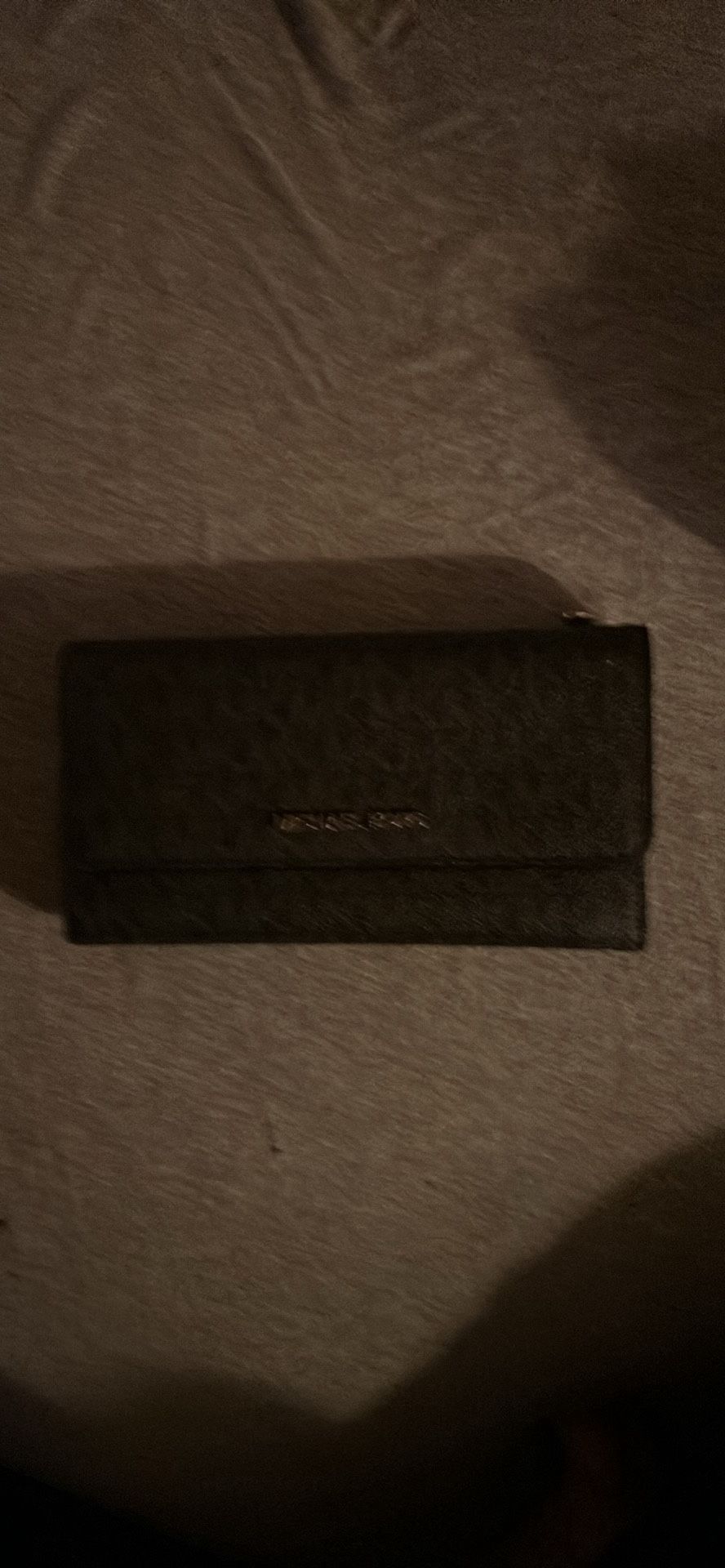 Authentic Black Monogram Michael Kors Trifold Wallet