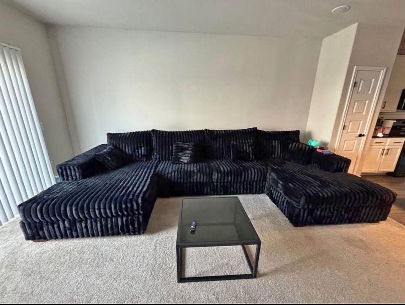 Sectional Black New Financing Available 
