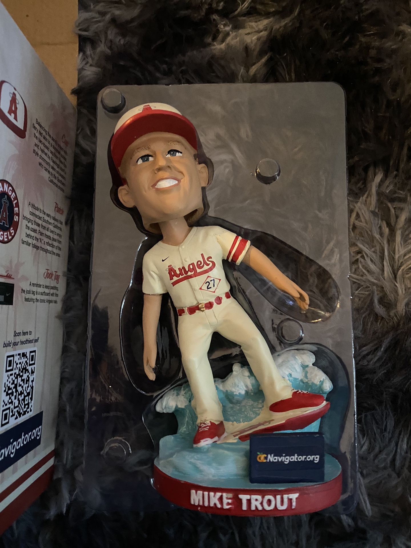 2022 Mike Trout SGA Bobblehead Anaheim Angels City Connect Surfing  Bobblehead for Sale in San Diego, CA - OfferUp