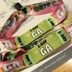 2 GA TIX 100 each