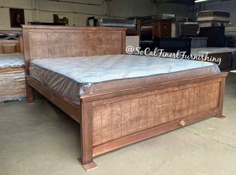 King bed with mattress