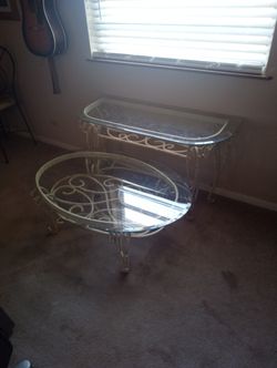 Set Of Glass Tables