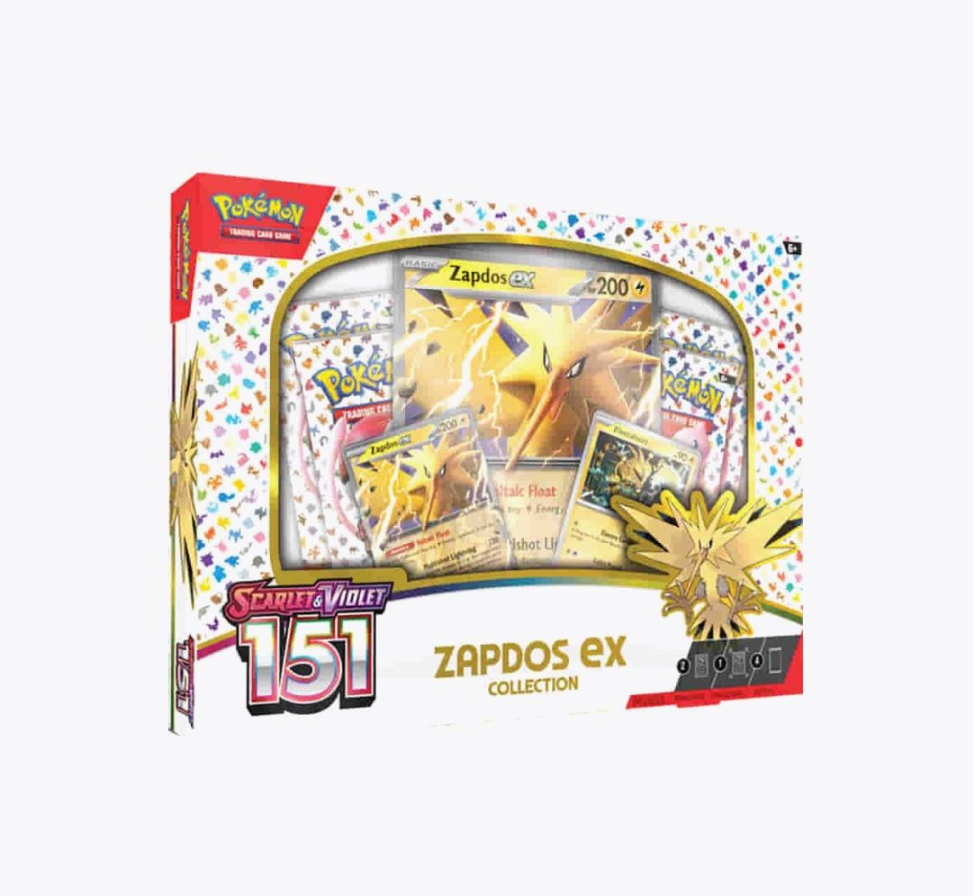 Pokemon 151 Zapdos Box