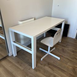 VALFRED / SIBBEN Children's desk chair, birch/white - IKEA