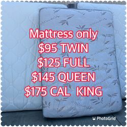 $95 TWIN MATTRESS ONLY