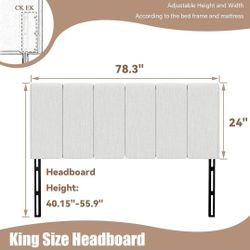 King Size Headboard..BRAND NEW..CAN DELIVER 