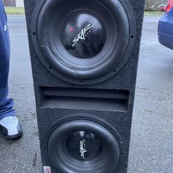 Scar Evl Double 12’ Subwoofers