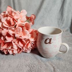 Anthropologie Letter ‘a’ Monogram Cup