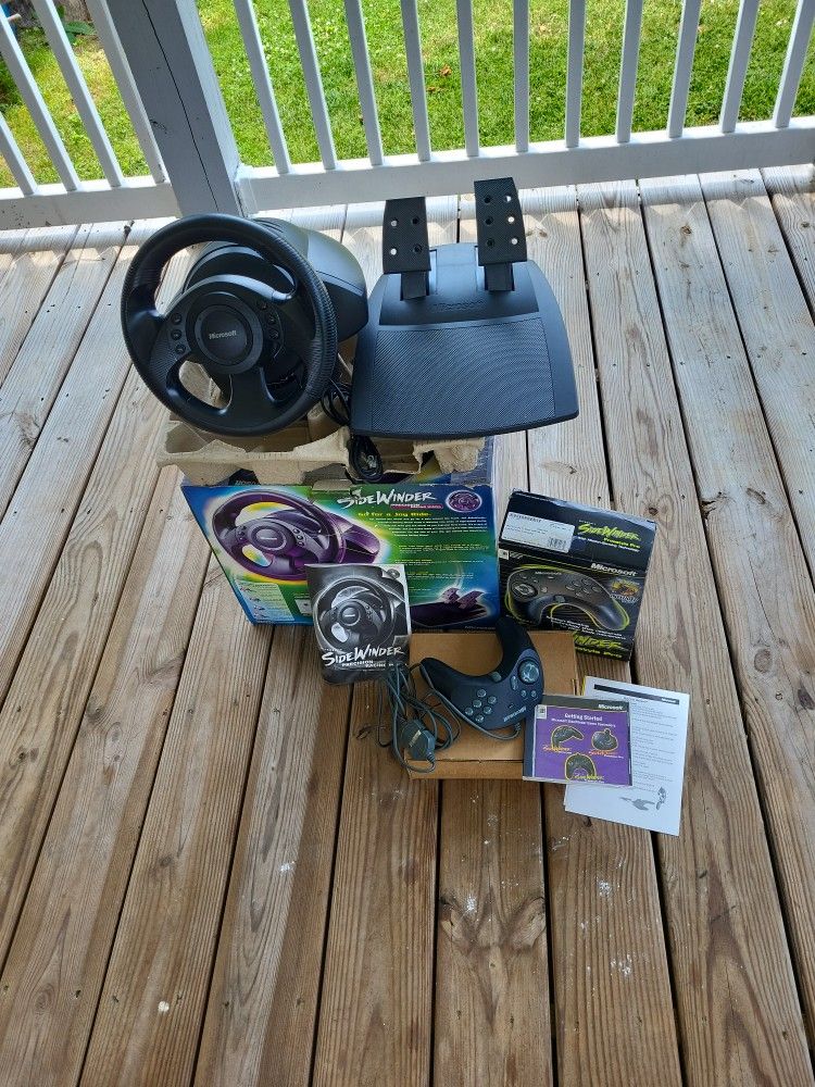 Microsoft Side Winder Racing Wheel/Freestyle Pro