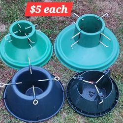 Green & Dark Green Christmas Tree Stands