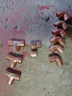 1 Inch Copper Elbows & Tees