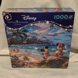 Ceaco - Thomas Kinkade - Disney - Mickey & Minnie in Hawaii - 1000 Piece Jigsaw 