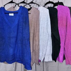 (6) VNeck Business Casual Sweaters