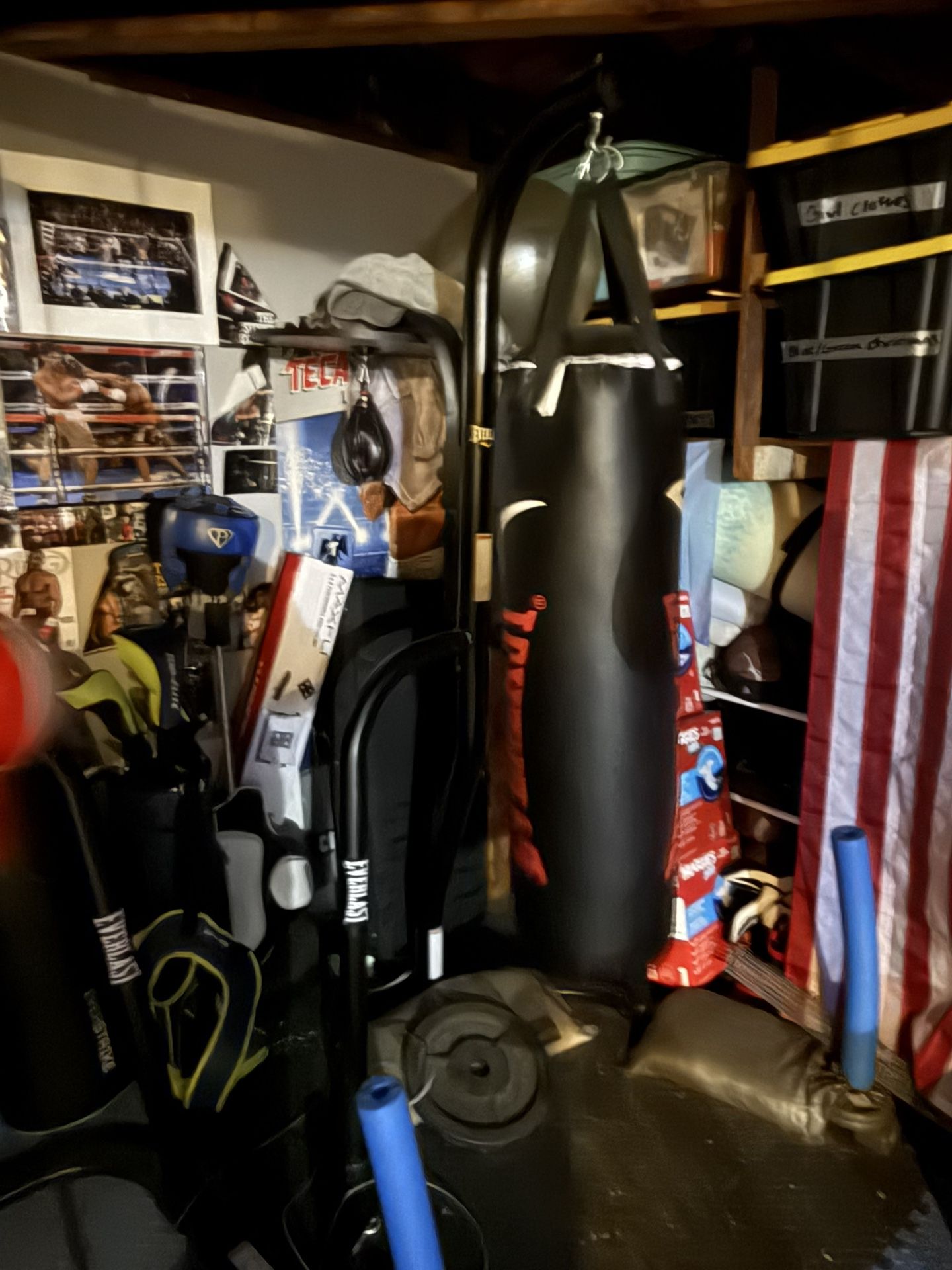 Blue Or black EVERLAST Boxing Punching Bag Stand