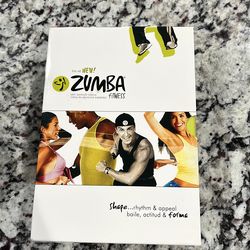 4 Zumba dvd’s and 1 Pilates dvd