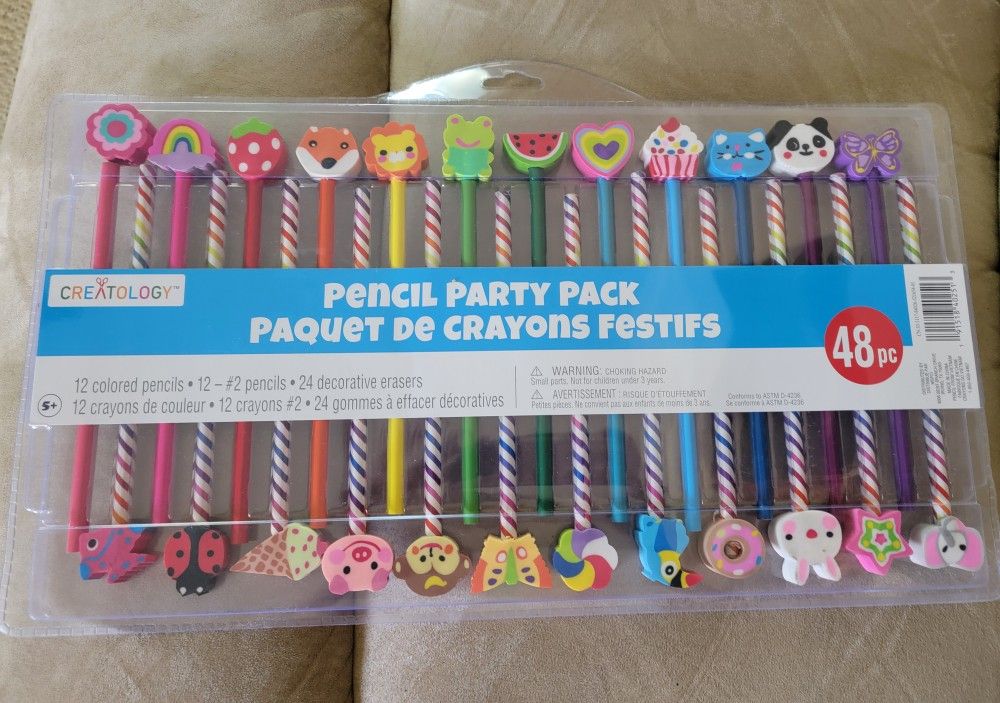 NEW - Color Pencil Party Pack 48 Pcs