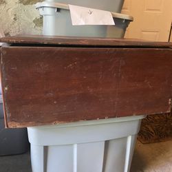 Antique hinged Wooden Box 