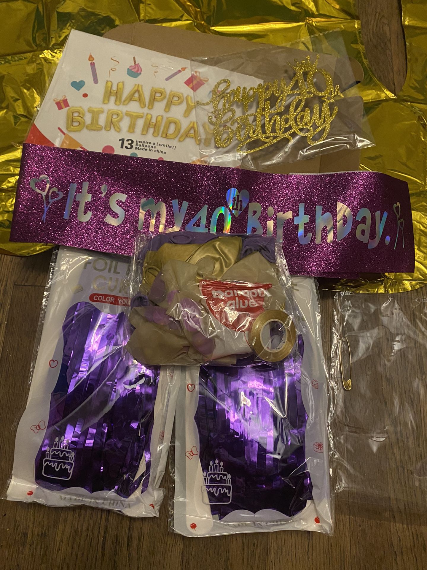 40 Years Old Happy Birthday Bundle
