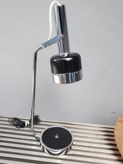 1960'S MID CENTURY MODERN SPACE AGE TABLE DESK LAMP 22"