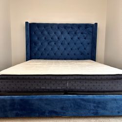 King Size Bed Frame With Mattress 