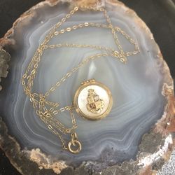Gold Color Pretty Necklace 