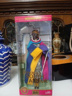 Barbie Doll Princess of South Africa 2002 Princess Collection original box, new