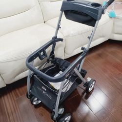 Chicco KeyFit Caddy Frame Stroller, Accepts All Chicco Infant Car Seats, Adjustable Handle, Parent Tray