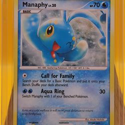 [Vintage] Manaphy 3/17 Pop Series 6 Holo, MP