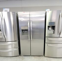 Frigidaire Side‑by‑Side Fridge – Stainless, Ice & Water Dispenser