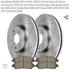 Honda & Acura Brakes Rotters And Pads 