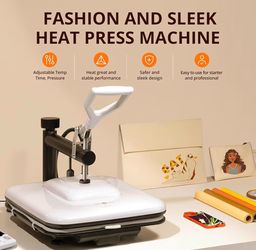 HTVRONT 15” x 15” Manual Heat Press