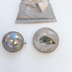 DIY Christmas ornaments and supplies
