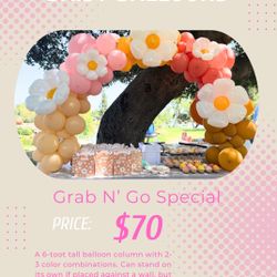 Daisy Balloon Garland 