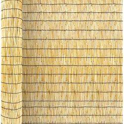 Natural Reed Fencing,Privacy Fence Bamboo-Like Reed Screen Curtain Eco-Friendly for Garden,Balcony,Outdoor,Backyard Patio Decors Fence Rolls-4FT X 16.
