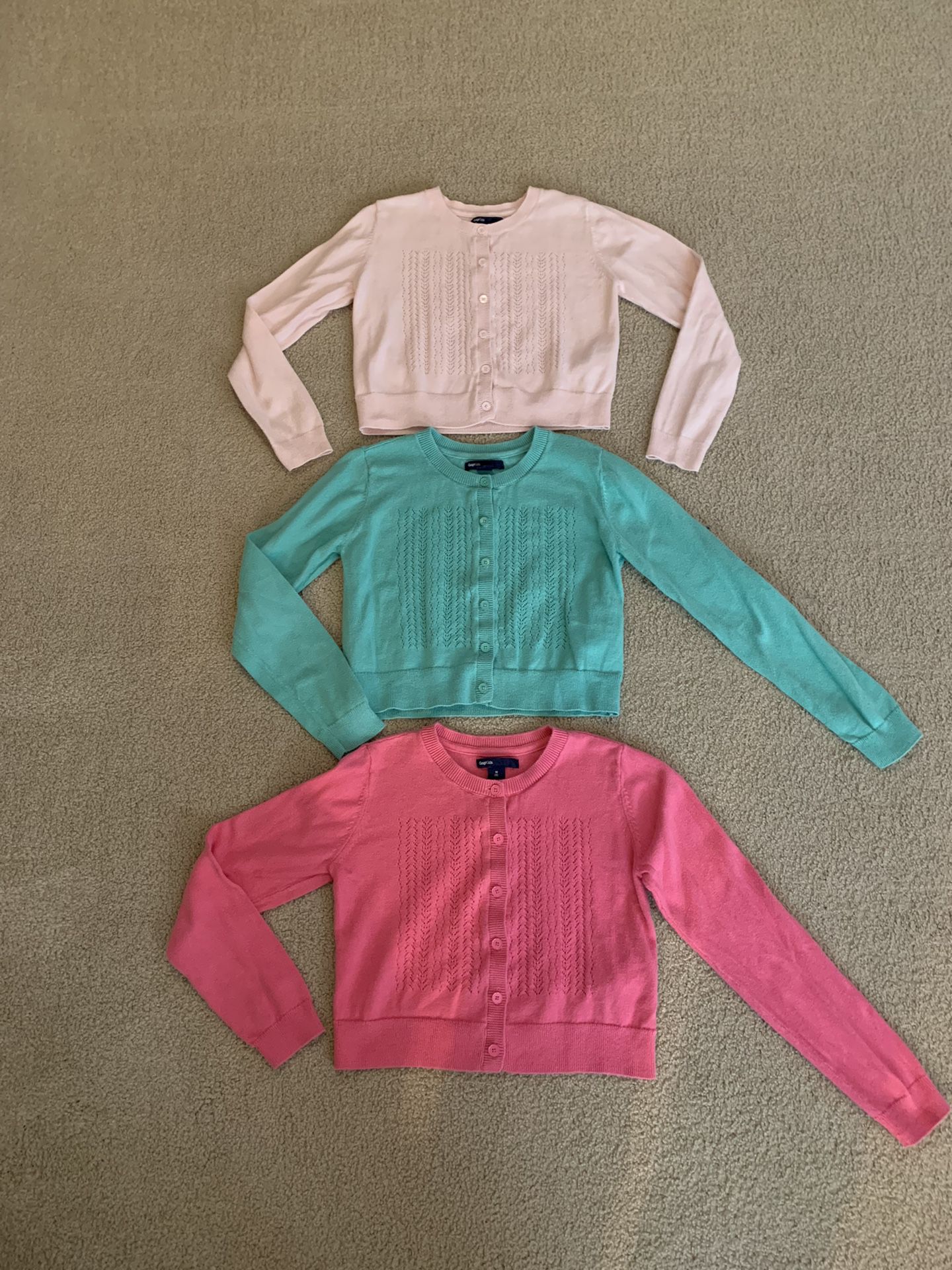 Gap Kids Girls Cardigan Sweaters Size M (8)