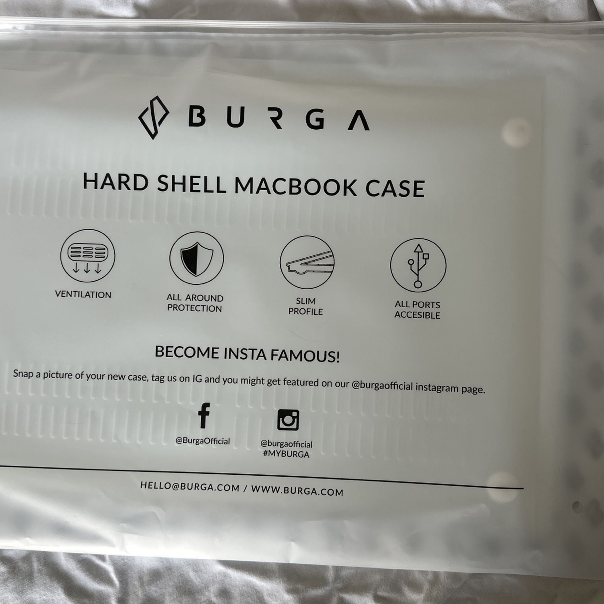 BURGA Hard shell macbook cases