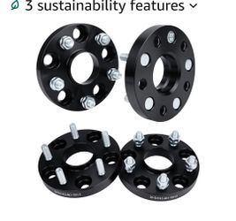 5x4.5 Wheel Spacers Hubcentric Real Forged Spacers Center Bore 60.1mm M12x1.5 Studs for RAV4, 0.787"(20mm) Camry Highlander Tacoma RX Sienna ES NX Ava